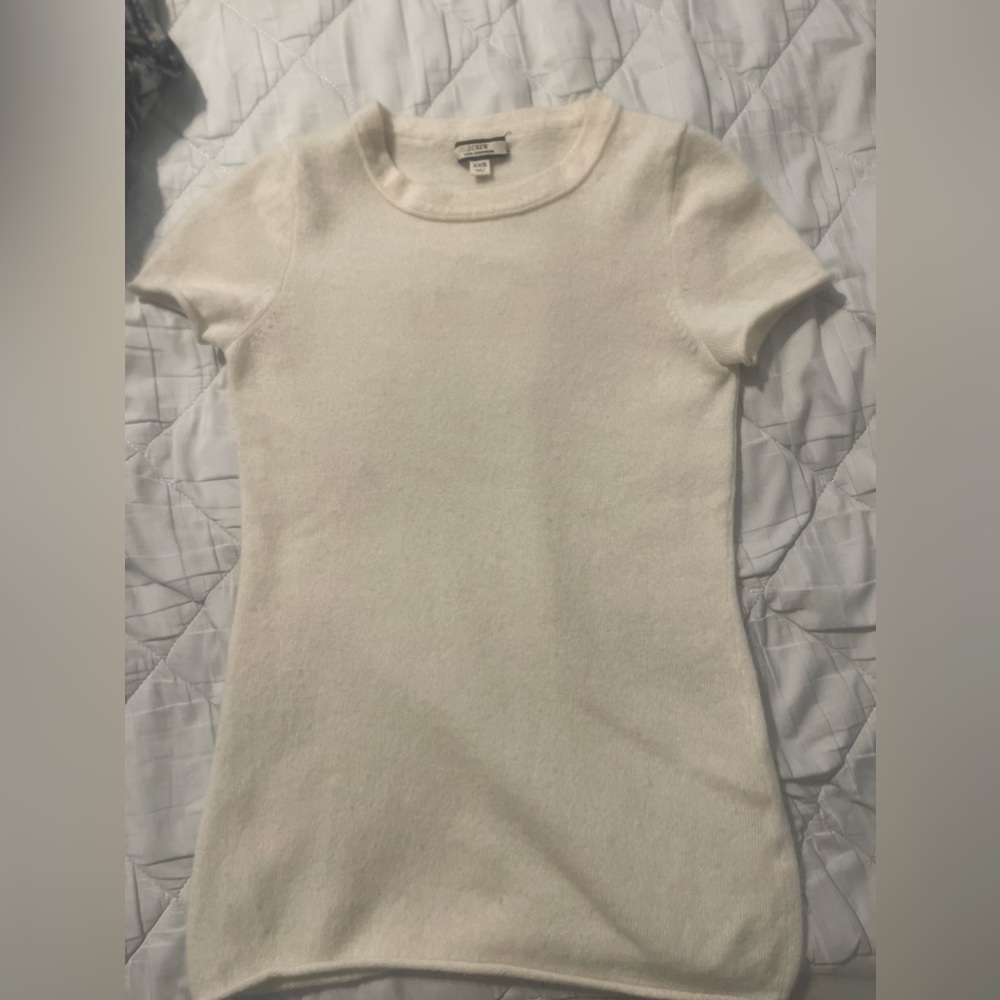 JCREW 100% Cashmere Ivory Size XXS